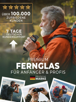 Weidenberger 12x32 Fernglas – IPX7, stickstoffgefüllt, BAK4 HD, FMC